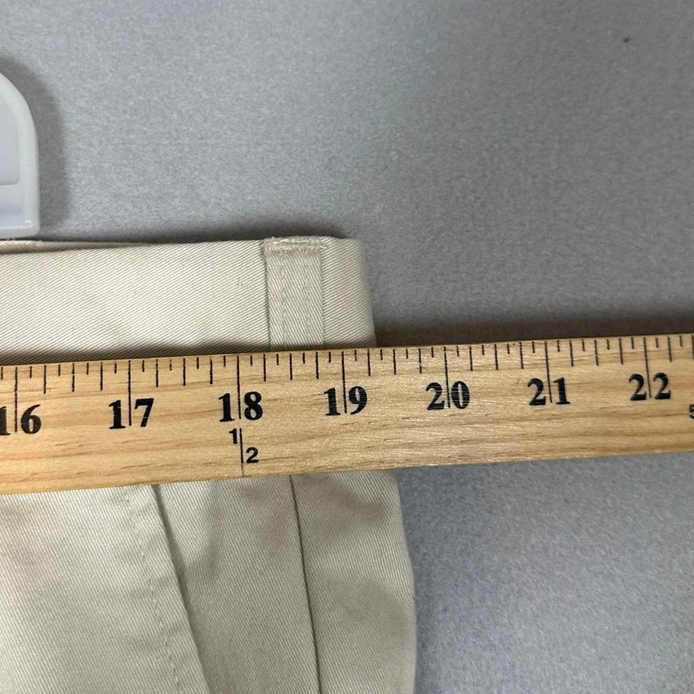 NEW Merona Pants Mens 38X32 Beige The Ultimate Khaki Classic Fit Straight Fit